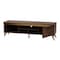 Baxton Studio Graceland Mid-Century Modern Transitional Walnut Brown Finished Wood 2-Door TV Stand 233-13272-ZORO - alternate 6